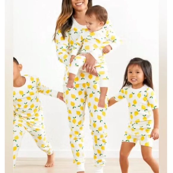Hanna Andersson Other - Women’s Lemon Print White and Yellow Pajama Set, size Small
